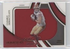 2022 Panini Immaculate Collection Clearly Immaculate Jerseys George Kittle #CIJ-GKI card