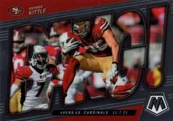 2022 Panini Mosaic Bang! George Kittle #B-13 card