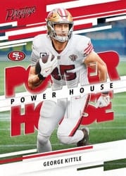 2022 Panini Prestige Power House George Kittle #PH-16 card