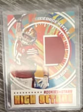 2022 Panini Rookies & Stars High Octane Memorabilia George Kittle #HM-GK card