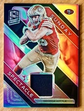 2022 Panini Spectra Sunday Spectacle George Kittle #SS-GKI card
