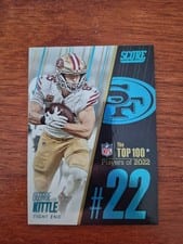 2022 Score Top 100 George Kittle #T50 card