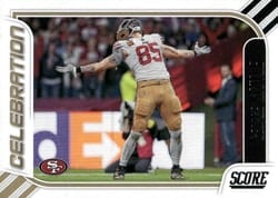 2023 Score Celebration George Kittle #17 card