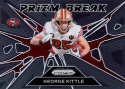 2024 Panini Prizm Prizm Break George Kittle #2 card