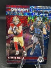 2025 Panini Mosaic Carbon Copy George Kittle / Sam LaPorta #CCO-4 card