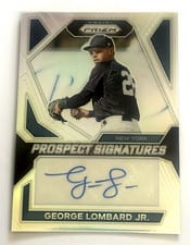 2024 Panini Prizm Prospect Signatures George Lombard Jr. #PS-GLJ card