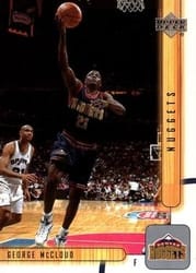 2001-02 Upper Deck Base Set George McCloud #267 card