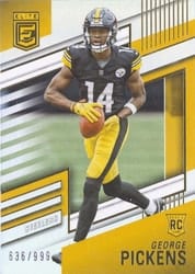 2022 Donruss Elite Base Set George Pickens #125 card