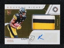 2022 Panini Gold Standard Nouveau Riche Patch Autograph George Pickens #NRP-GPI card