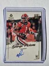 2022 Panini Luminance Year One Signatures George Pickens #YSR-GPI card