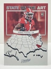 2022 Panini Prestige State of the Art George Pickens #SA-18 card