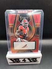 2022 Panini Select Draft Picks Rookie Signatures George Pickens #RS-GPI card
