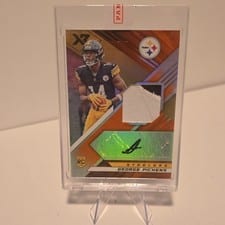 2022 Panini XR Rookie Swatch Autographs George Pickens #RSA-GP card