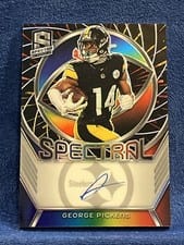 2024 Panini Spectra Spectral Signatures George Pickens #SS-GPS card