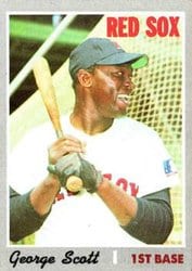 1970 Topps Base Set George Scott #385 card