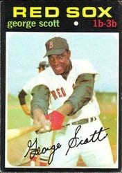 1971 Topps Base Set George Scott #9 card