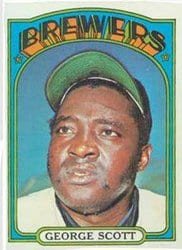 1972 Topps Base Set George Scott #585 card