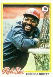 1978 Topps Base Set George Scott #125 card