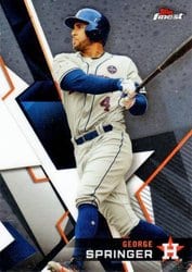 2018 Finest Base Set George Springer #45 card