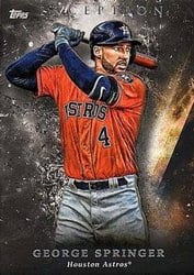 2018 Topps Inception Base Set George Springer #61 card