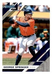2019 Donruss Base Set George Springer #65 card