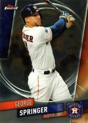 2019 Finest Base Set George Springer #117 card