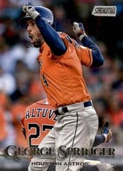 2019 Stadium Club Base Set George Springer #156 card