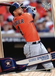 2019 Topps Big League Base Set George Springer #174 card