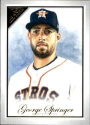 2019 Topps Gallery Base Set George Springer #9 card
