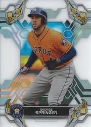 2019 Topps High Tek Base Set George Springer #26 card