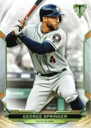 2019 Topps Triple Threads Base Set George Springer #16 card