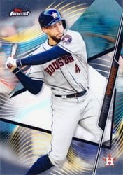 2020 Finest Base Set George Springer #56 card