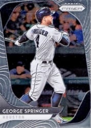 2020 Panini Prizm Base Set George Springer #86 card