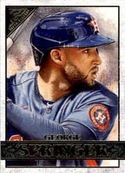 2020 Topps Gallery Base Set George Springer #62 card