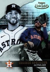 2020 Topps Gold Label Base Set George Springer #43 card
