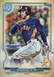 2020 Topps Gypsy Queen Base Set George Springer #276 card