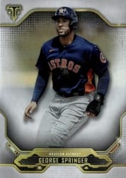 2020 Topps Triple Threads Base Set George Springer #37 card