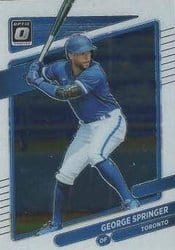 2021 Donruss Optic Base Set George Springer #165 card