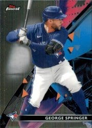 2021 Finest Base Set George Springer #17 card