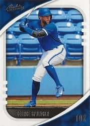 2021 Panini Absolute Base Set George Springer #99 card