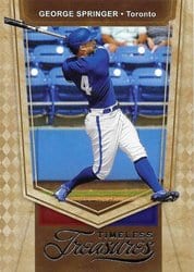 2021 Panini Chronicles Timeless Treasures George Springer #16 card