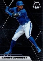 2021 Panini Mosaic Base Set George Springer #142 card