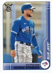 2021 Topps Big League Base Set George Springer #178 card
