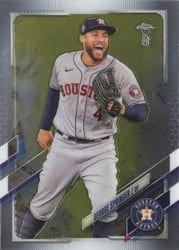 2021 Topps Chrome Ben Baller Edition Base Set George Springer #53 card