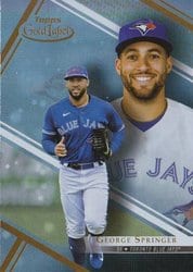 2021 Topps Gold Label Base Set George Springer #77 card