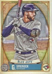 2021 Topps Gypsy Queen Base Set George Springer #290 card