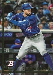 2022 Bowman Heritage Base Set George Springer #73 card