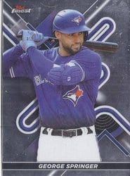 2022 Finest Base Set George Springer #96 card