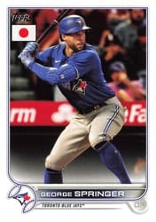 2022 Topps Japan Edition Base Set George Springer #88 card