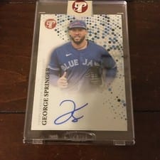2022 Topps Pristine Autographs George Springer #PA-GS card